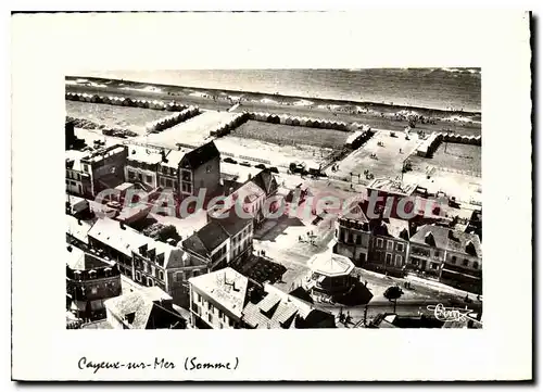 Cartes postales moderne Cayeux sur Mer (Somme) Vue aerienne Entree de la Plage