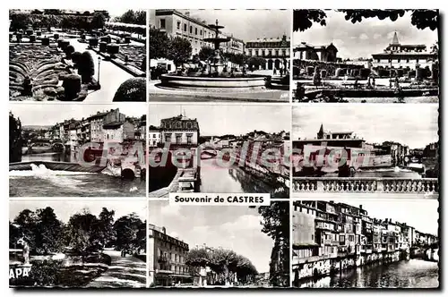 Cartes postales Castres (Tarn) Jardin de l'Eveche Place Jeau Jourbi