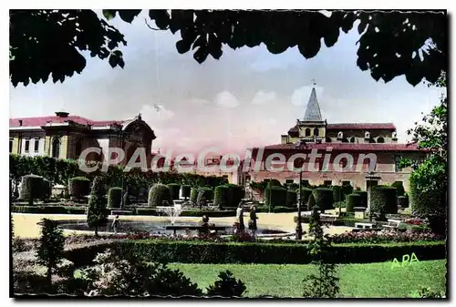 Ansichtskarte AK Castres (Tarn) Jardin de l'Eveche Theatre et Musee