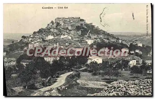 Cartes postales Cordes Cote Est