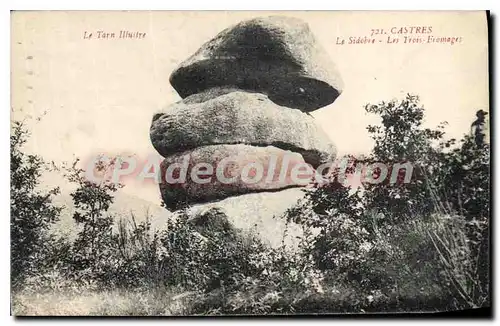 Cartes postales Le Tarn illustre Castre Le Sidobre Les Trois Fromages