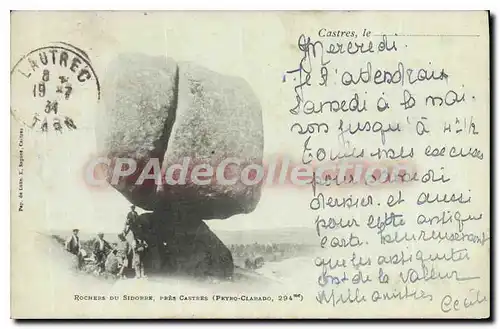 Cartes postales Castre Rochers du Sidorre pr�s Castres