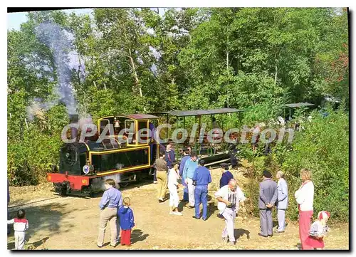 Moderne Karte Chemin de fer touristique du Tarn Saint Lieux les Lavaur (Tarn) locomotive Couillet 1910