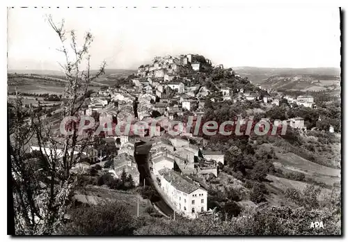 Moderne Karte Cordes (Tarn) Vue Generale