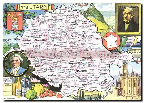 Cartes postales moderne Tarn