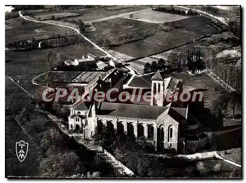 Moderne Karte Abbaye St Benoit D'En Calcat Dourgne (Tarn) Vue Aerienne L'Eglise (Fa�ade Sud) Le Monastere Ses