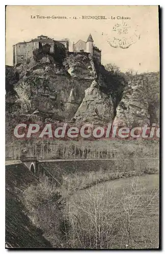 Ansichtskarte AK Le Tarn et Garonne Bruniquel Le Chateau