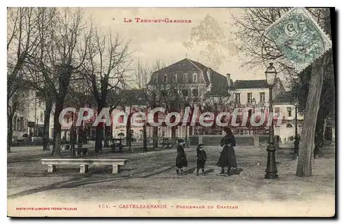 Ansichtskarte AK Le Tarn et Garonne Castelsarrasin Promenade du Chateau