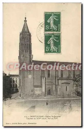 Cartes postales Montauban Eglise St Jacques