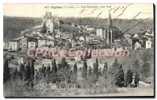 Cartes postales Tarn et Garonne Caylus (T et G) Vue Generale cote Sud