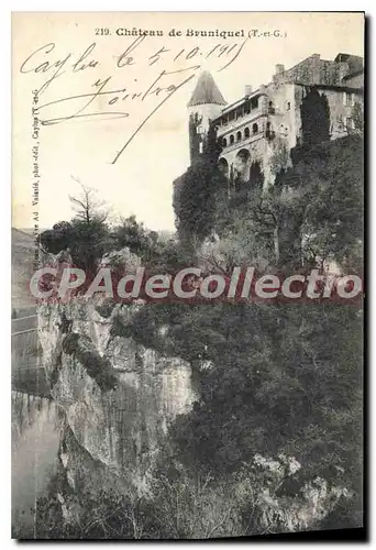 Cartes postales Tarn et Garonne Chateau de Bruniquel (T et G)
