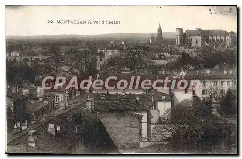 Cartes postales Tarn et Garonne Montauban (a vol d'oiseau)