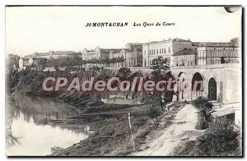 Ansichtskarte AK Tarn et Garonne Montauban Les Quai du Cours