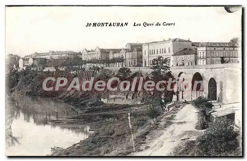 Cartes postales Tarn et Garonne Montauban Les Quai du Cours