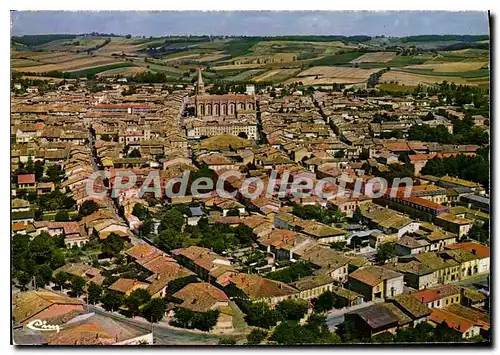 Cartes postales moderne Tarn et Garonne Beaumont de Lomagne (T et G) Vue generale aerienne