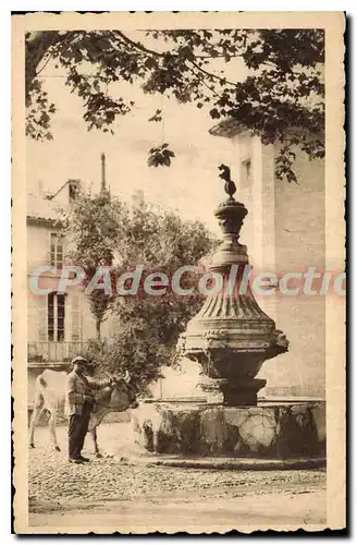 Ansichtskarte AK Vaucluse Carpentras Fontaine de la porte d'Orange