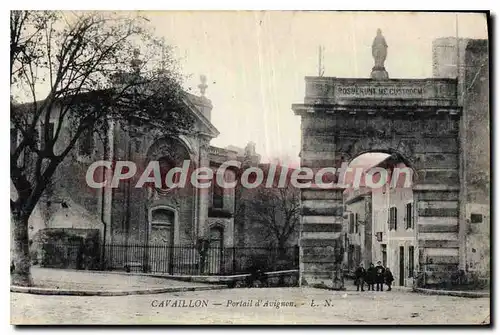 Cartes postales Vaucluse Cavaillon Portail d'Avignon