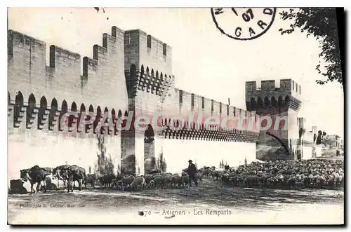 Cartes postales Vaucluse Avignon Les Remparts