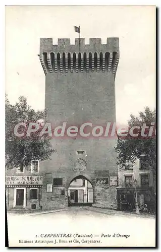 Ansichtskarte AK Vaucluse Carpentras (Vaucluse) Porte d'Orange