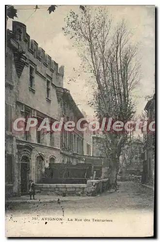 Ansichtskarte AK Vaucluse Avignon La Rue des Teinturiers