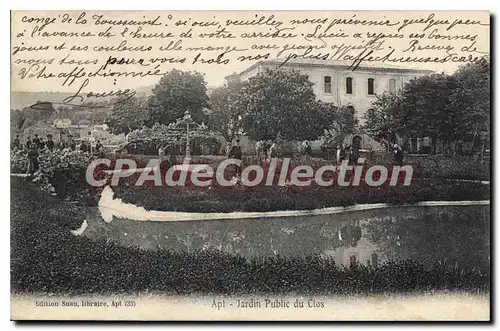 Cartes postales Vaucluse Jardin Public du Clos