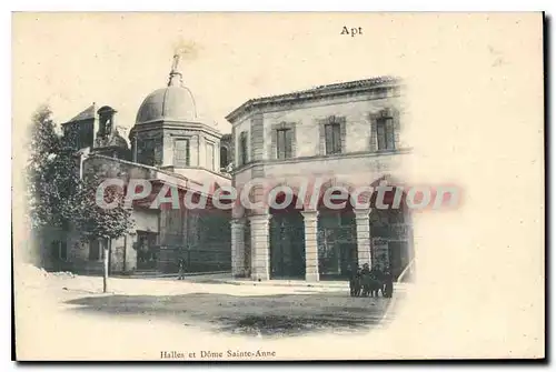 Cartes postales Vaucluse Halles et Dome Sainte Anne