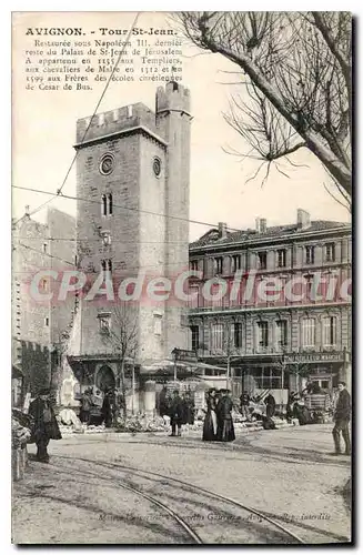 Cartes postales Vaucluse Avignon Tour St Jean