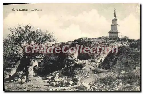 Cartes postales Orange La Vierge