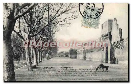 Cartes postales Avignon Remparts