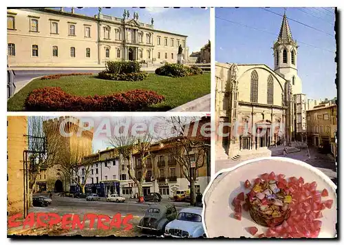 Cartes postales moderne Carpentras L'Hopital La Cathedrale de St Siffrein La Porte d'Orange
