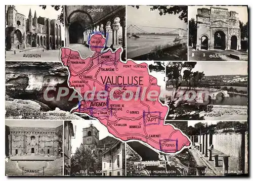 Cartes postales moderne Vaucluse Donzere Mondragon Orange Avignon Gordes Pertuis Isle sur Sorgue