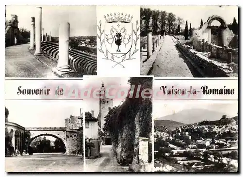 Moderne Karte Souvenir de Vaison la Romaine