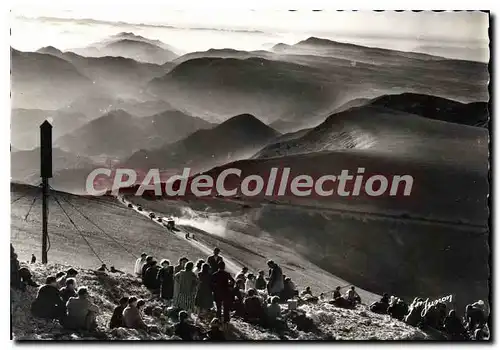 Moderne Karte Mont Ventoux Col et Dome des Tempetes