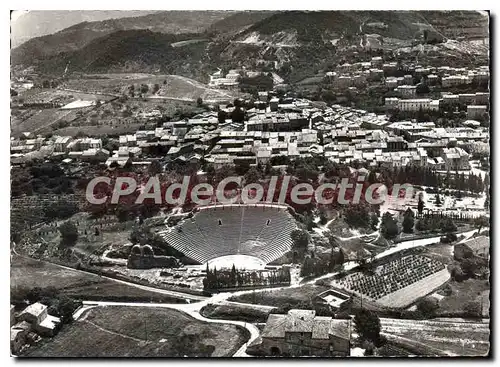 Cartes postales moderne Vaison la Romaine Vue generale aerienne le Theatre Romain
