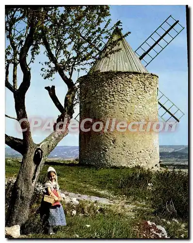 Moderne Karte Les Belles Images de Provence Moulin de St Saturnin les Apt