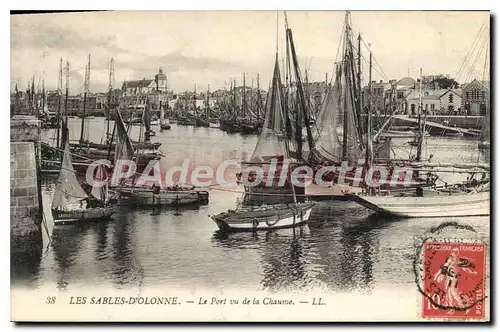 Cartes postales Les Sables D'Olonne Le Port vu de la Chaume