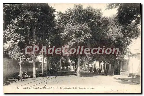 Cartes postales Les Sables D'Olonne Le Boulevard de l'Ouest