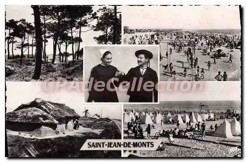 Ansichtskarte AK St Jean de Monts Plage foret bourine