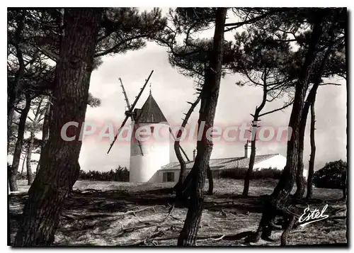 Ansichtskarte AK Ile de Noirmoutier L'Epine Moulin de la Bosse