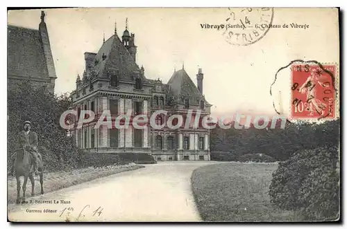 Ansichtskarte AK Vibraye Sarthe Chateau de Vibraye