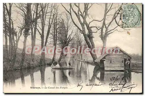 Ansichtskarte AK Vibraye Le Canal des Forges