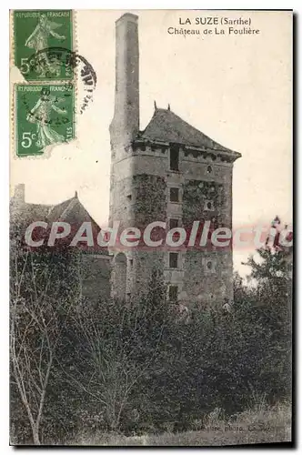 Cartes postales La Suze Sarthe Chateau de la Fouliere