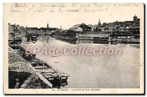 Cartes postales Le Mans Le Pont et Vue partielle