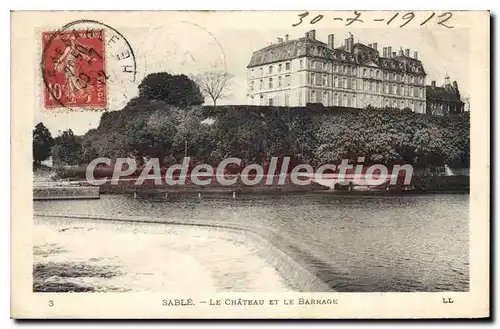 Cartes postales Sable Le Chateau et le Barrage