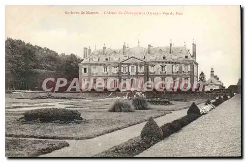 Ansichtskarte AK Environs de Mamers Chateau de Chereperrine Orne Vue du Parc