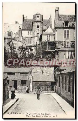 Cartes postales Le Mans Le Quartier des Bas Fosses