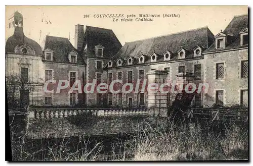 Ansichtskarte AK Courcelles pres Malicore Sarthe Le vieux Chateau