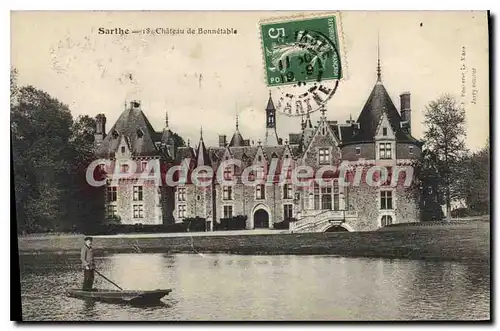 Cartes postales Sarthe Chateau de Bonnetable