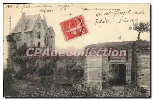 Cartes postales Ballon Vieux Chateau et Porte