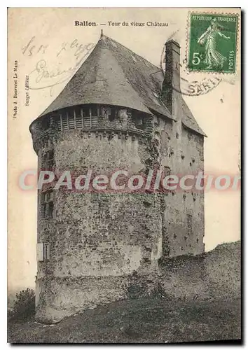 Cartes postales Ballon Tour du vieux Chateau